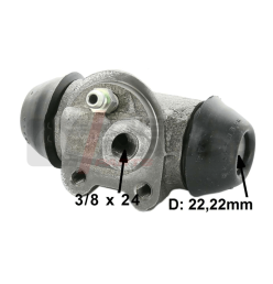 Cilindro de freno delantero izquierdo Dauphine, 4CV, R8, Floride