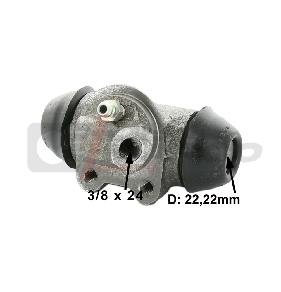 Cilindro de freno delantero izquierdo Dauphine, 4CV, R8, Floride