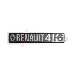 Rotulación del RENAULT 4 F6 Serie 1