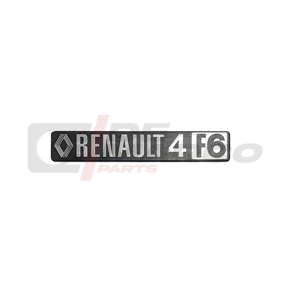 Rotulación del RENAULT 4 F6 Serie 1
