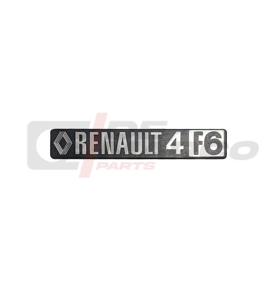 RENAULT 4 F6 Emblem