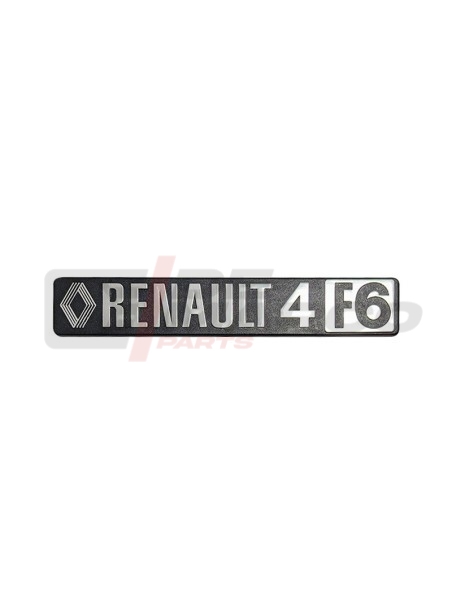 Scritta RENAULT 4 F6 1 Serie