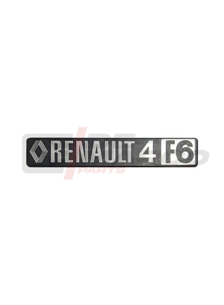 Rotulación del RENAULT 4 F6 Serie 1