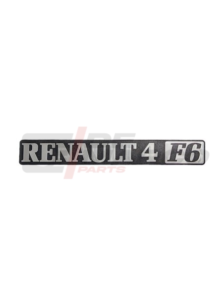 RENAULT 4 F6 Emblem
