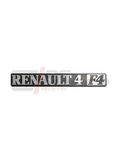 Rotulación del RENAULT 4 F4 2ª serie