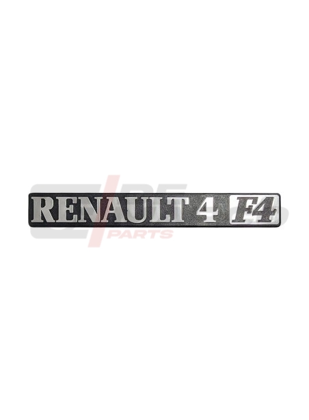 Scritta RENAULT 4 F4 2 serie