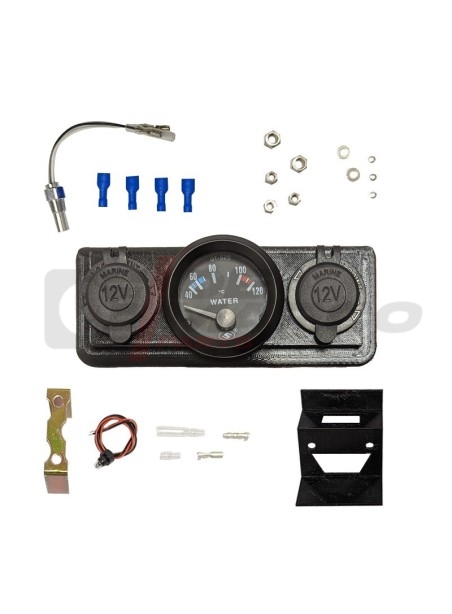 Water temperature pressure gauge kit for classic Renault cars