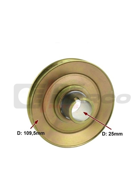 Engine Pulley for Renault 4 1st Series, 4CV, Dauphine and Floride