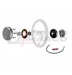 Mozzo volante "Grant" di alta qualità e resistente con diametro millerighe Ø 24mm