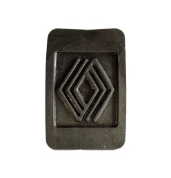 Pedal rubber with Renault logo for brake and clutch