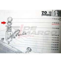 brida roscada para vaso de expansión renault 4