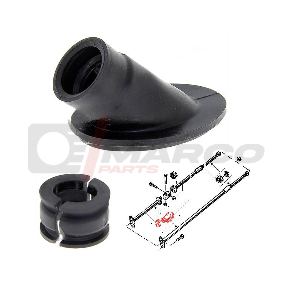 Steering column cap with the plastic bush for classic Renault 4 cars