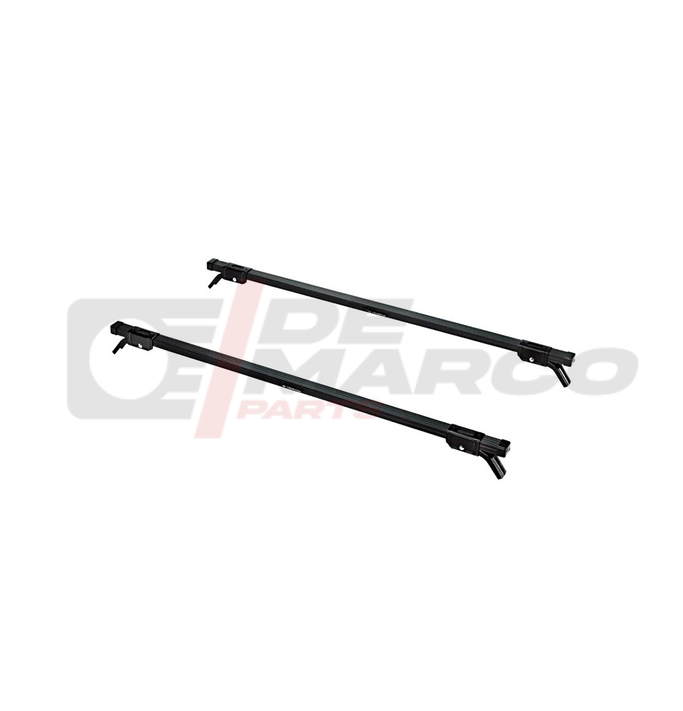 Barras de techo de acero negras para Renault 4