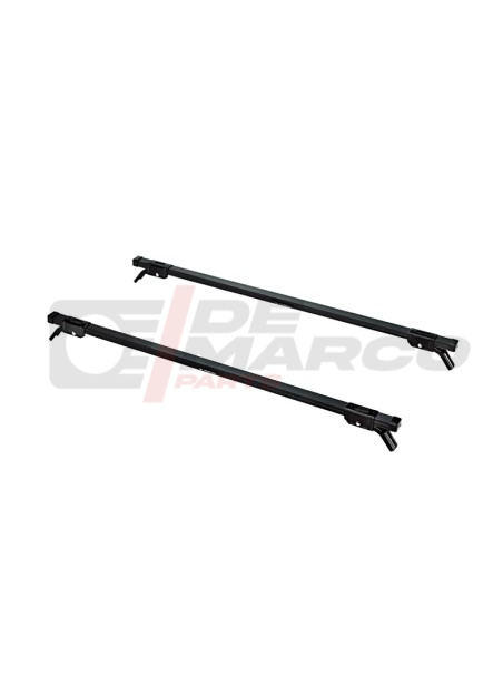 Barras de techo de acero negras para Renault 4