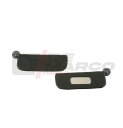 pair of black sun visors for renault 4.