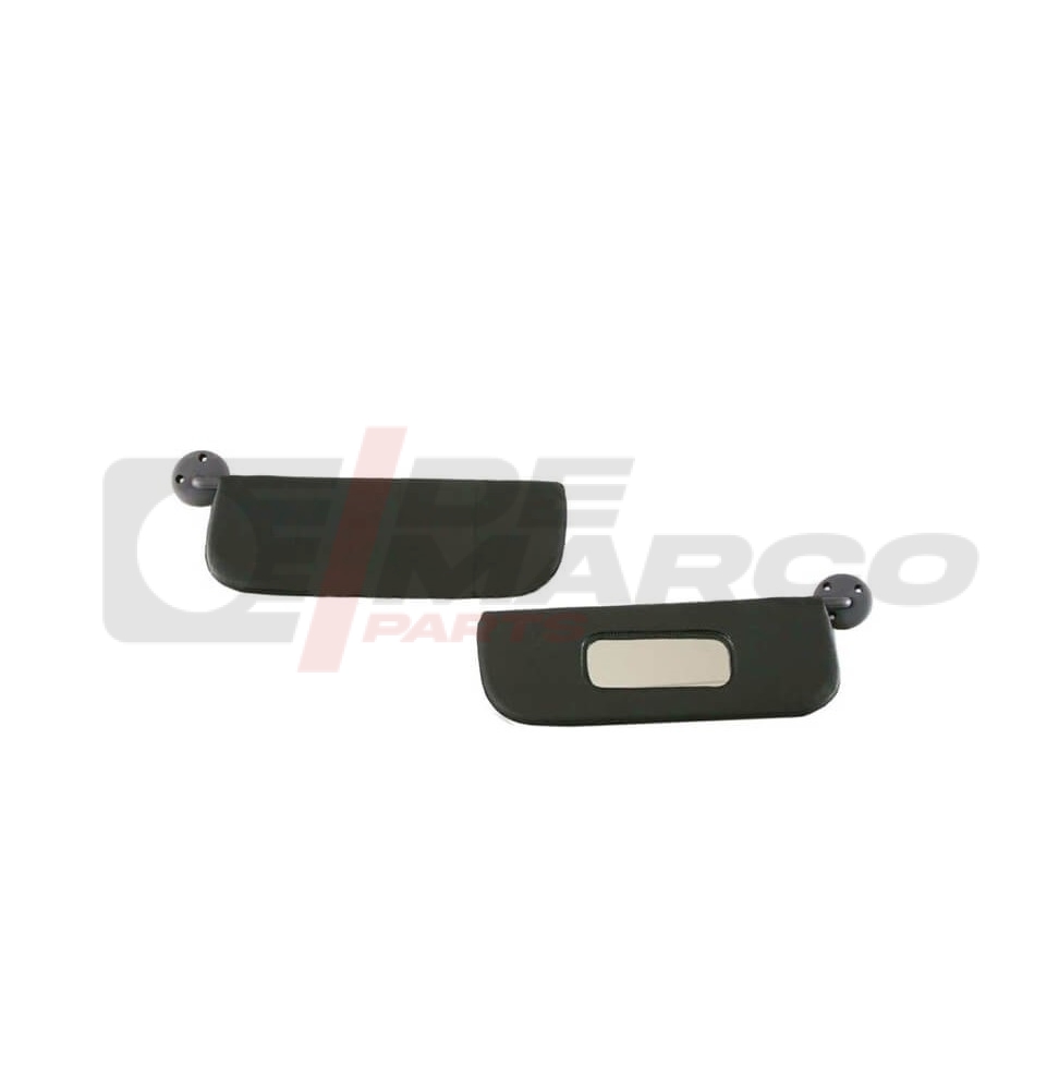 Par de parasoles negros para Renault 4