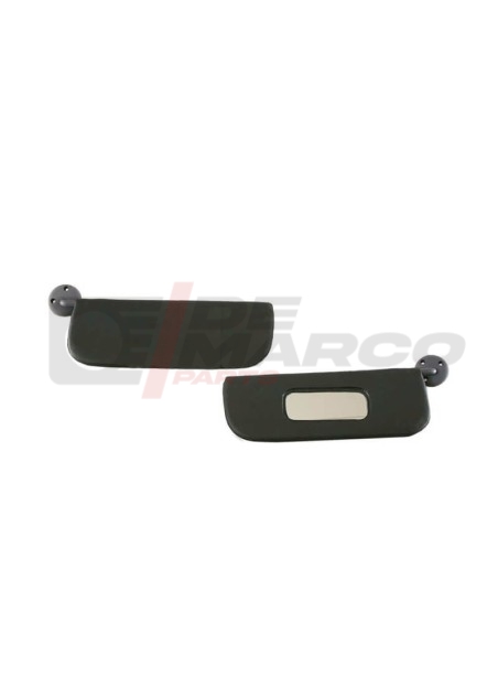 pair of black sun visors for renault 4.