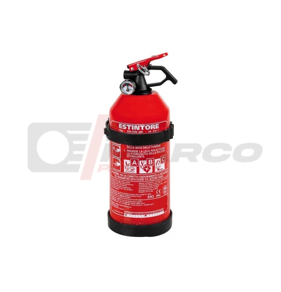 Compact cabin fire extinguisher (1kg)