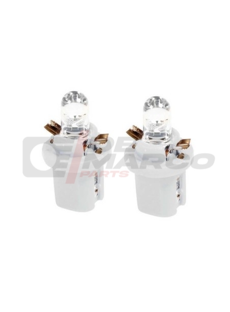 Par de bombillas LED blancas de 12 V para salpicadero de Renault 4 y Renault 5