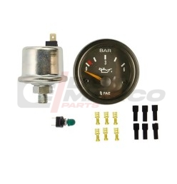 Oil pressure gauge kit 0-6 BARS for Renault 4, R5, R6, 2CV...