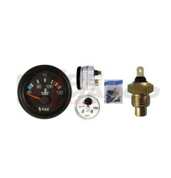 Water temperature pressure gauge kit 40-120°C for classic cars