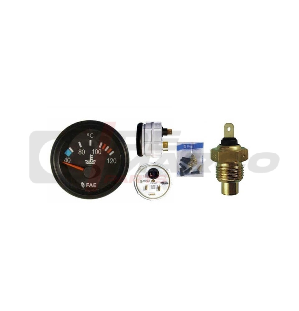 Kit de indicador de temperatura del agua 40-120 °C para coches clásicos