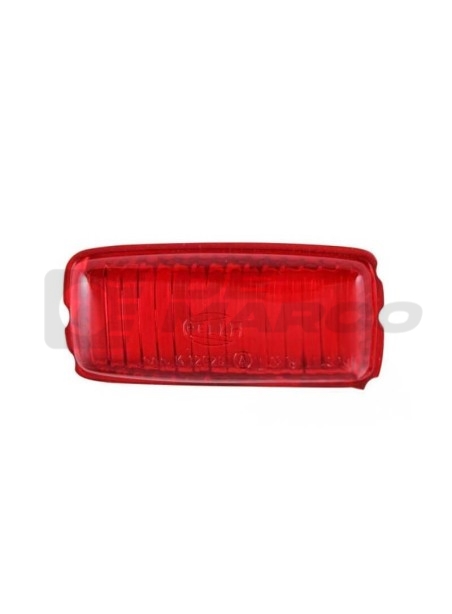 Cristal de luz antiniebla trasera Hella para luz trasera cromada
