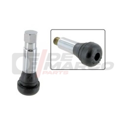 Válvula cromada para llanta tubeless (Ø 11,5mm)