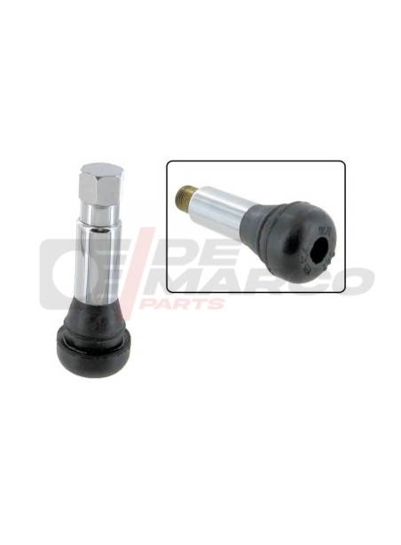 Válvula cromada para llanta tubeless (Ø 11,5mm)