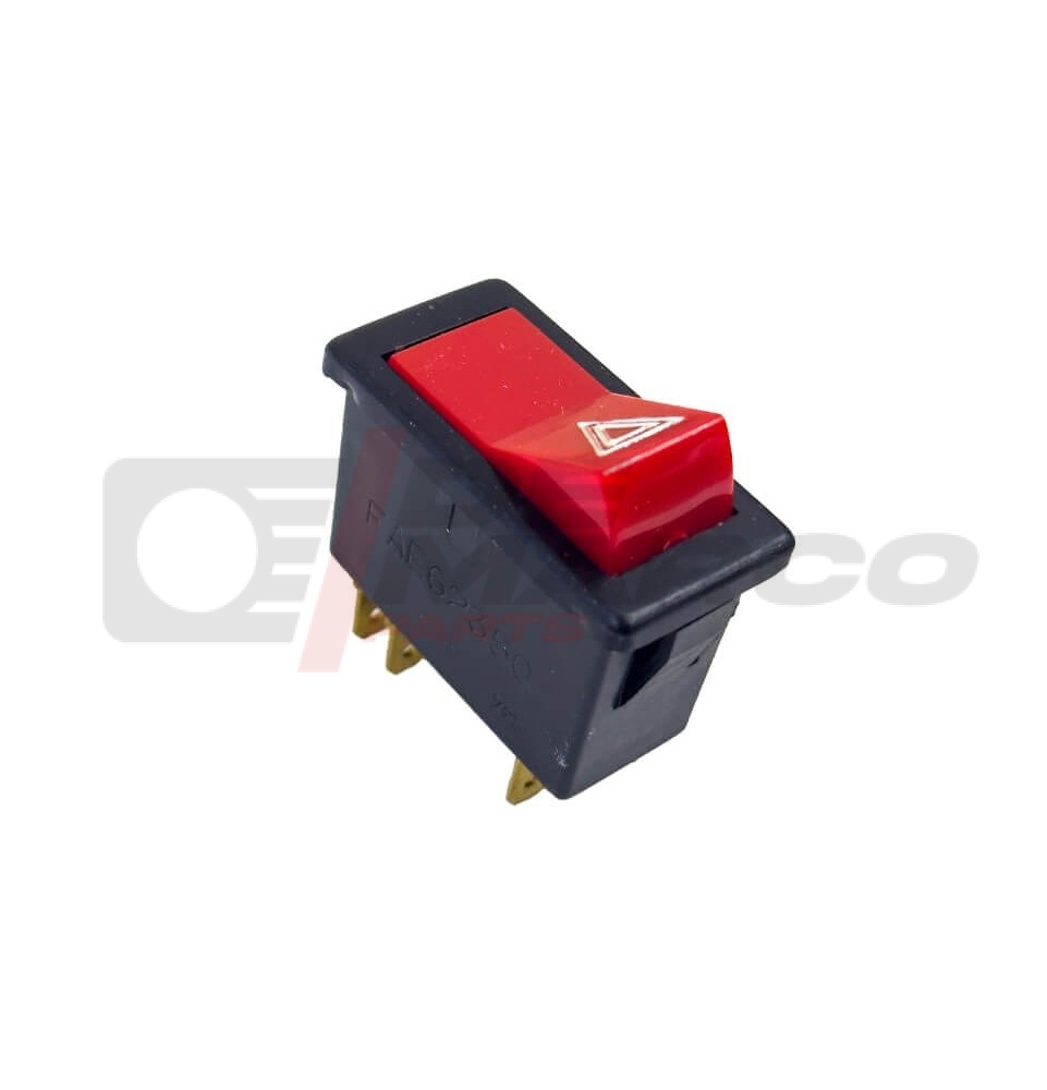 Rocker switch for the warning signal light for R4