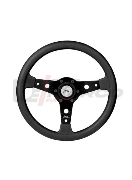 Sport steering wheel F340 with black anodized spokes