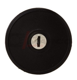 Tapón de depósito negro con llave para Renault 4, R5, R6, Dauphine, R8...