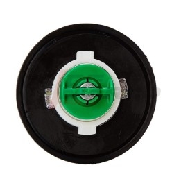 Tapón de depósito negro con llave para Renault 4, R5, R6, Dauphine, R8...