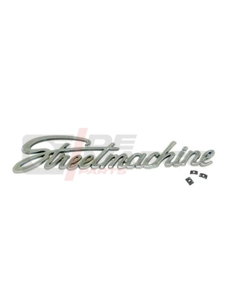 Letras "Streetmachine" en metal cromado