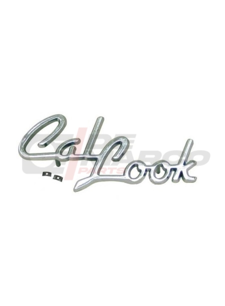 Letras cromadas de metal Cal Look