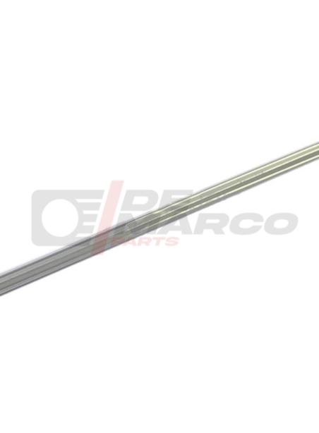 Trim strip stainless steel polished, rear door Renault 4, fits left or right (1pc)