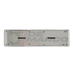 Stainless steel rear license plate holder from 1975 to 1997