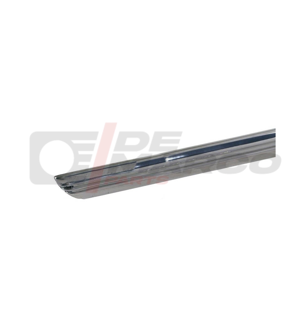 Moldura de umbral de puerta izquierda de acero inoxidable para Renault 4