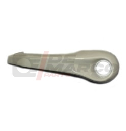 Gray exterior door handle for left front or rear door Renault 4, R4 F4, R4 F6 (1 piece)