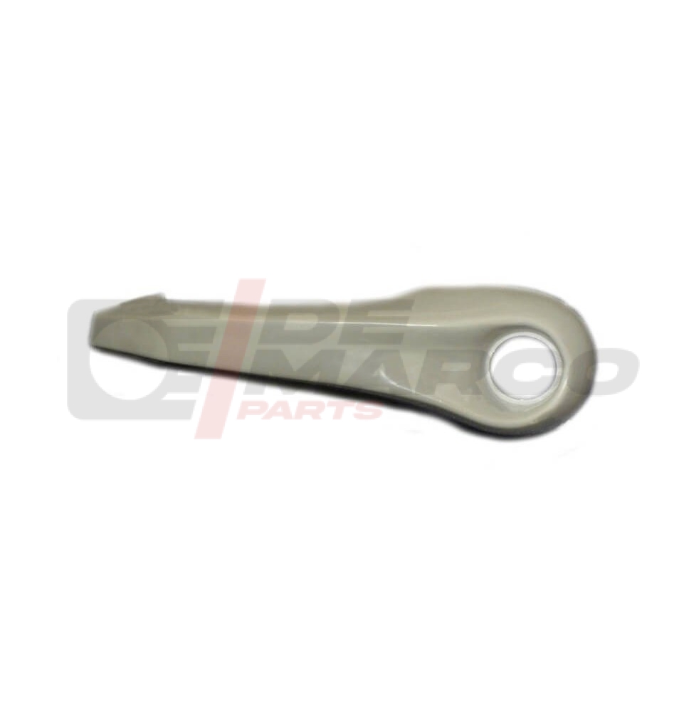 Gray exterior door handle for left front or rear door Renault 4, R4 F4, R4 F6 (1 piece)