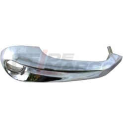 Manija exterior de plástico cromado, puerta delantera o trasera derecha Renault 4, R4 F4, R4 F6 (1 ud.)