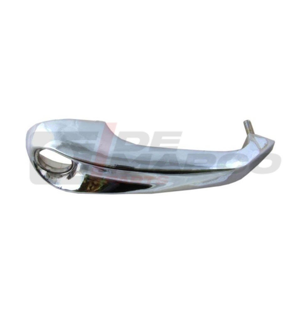 Manija exterior de plástico cromado, puerta delantera o trasera derecha Renault 4, R4 F4, R4 F6 (1 ud.)