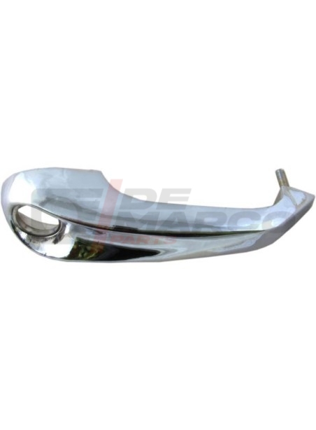 Chrome-plated plastic exterior door handle, right front or rear door, Renault 4, R4 F4, R4 F6 (1 piece)