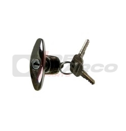 Manija cromada del portón trasero del Renault 4