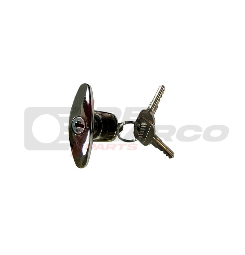 Manija cromada del portón trasero del Renault 4
