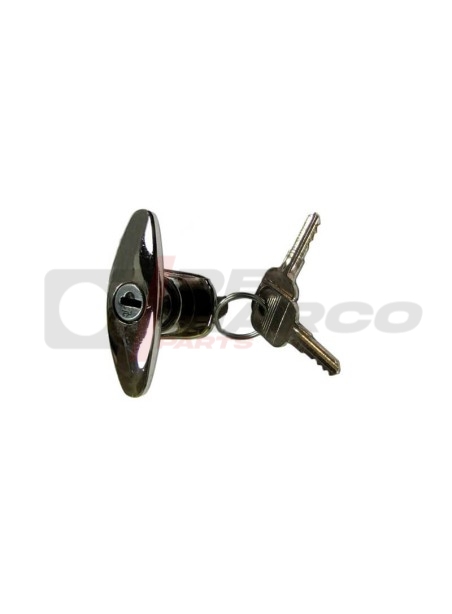 Manija cromada del portón trasero del Renault 4