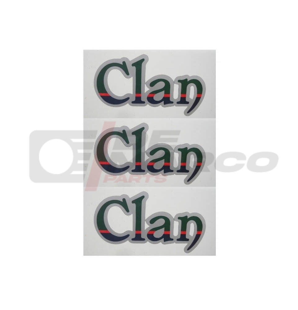 Renault 4 CLAN 3-sticker kit