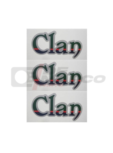 Renault 4 CLAN 3-sticker kit