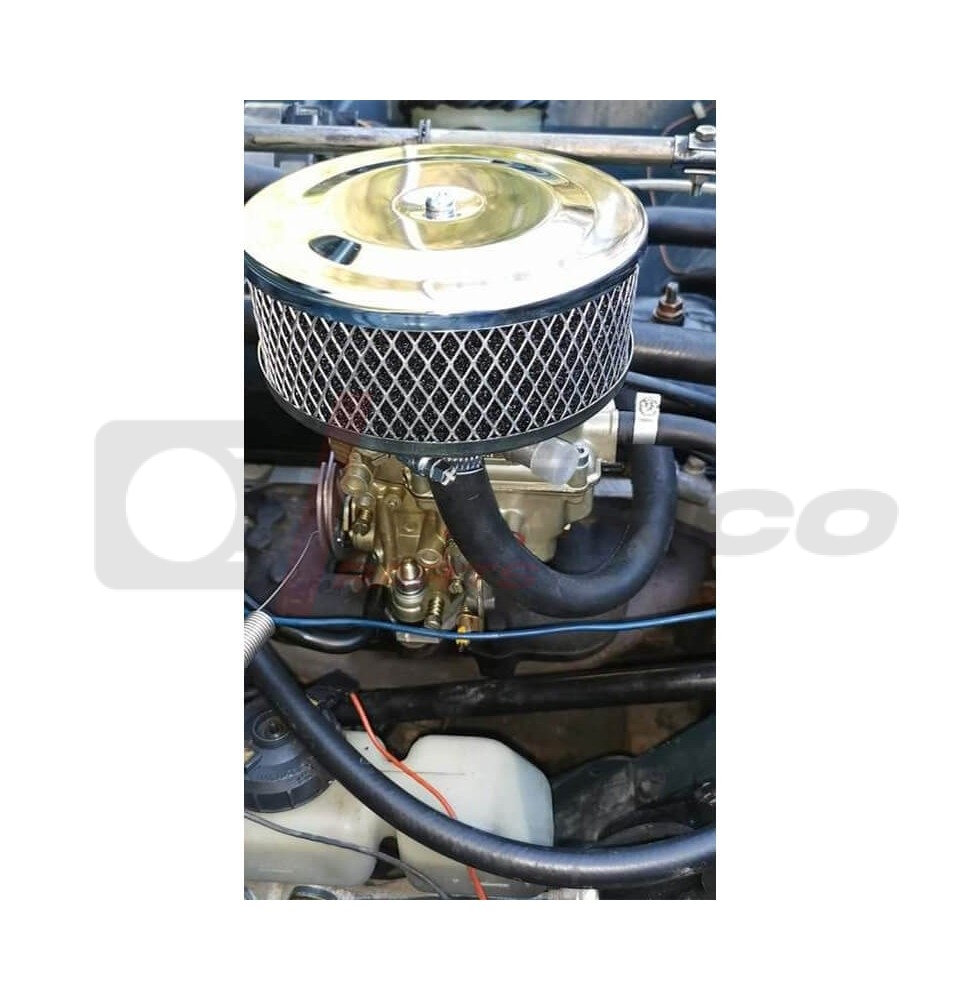 Chrome Air Filter Mesh for Zenith or Solex Carburetors R4, R5