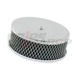 Filtro de aire de malla cromada para carburadores Zenith o Solex